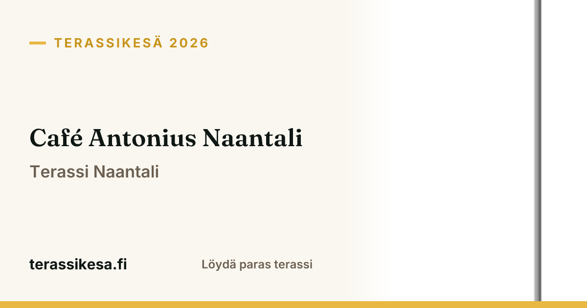 Café Antonius Naantali