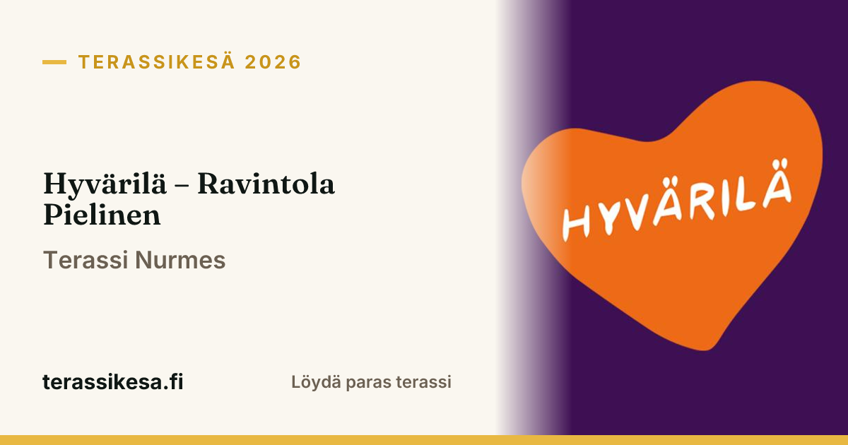 Hyvärilä – Ravintola Pielinen