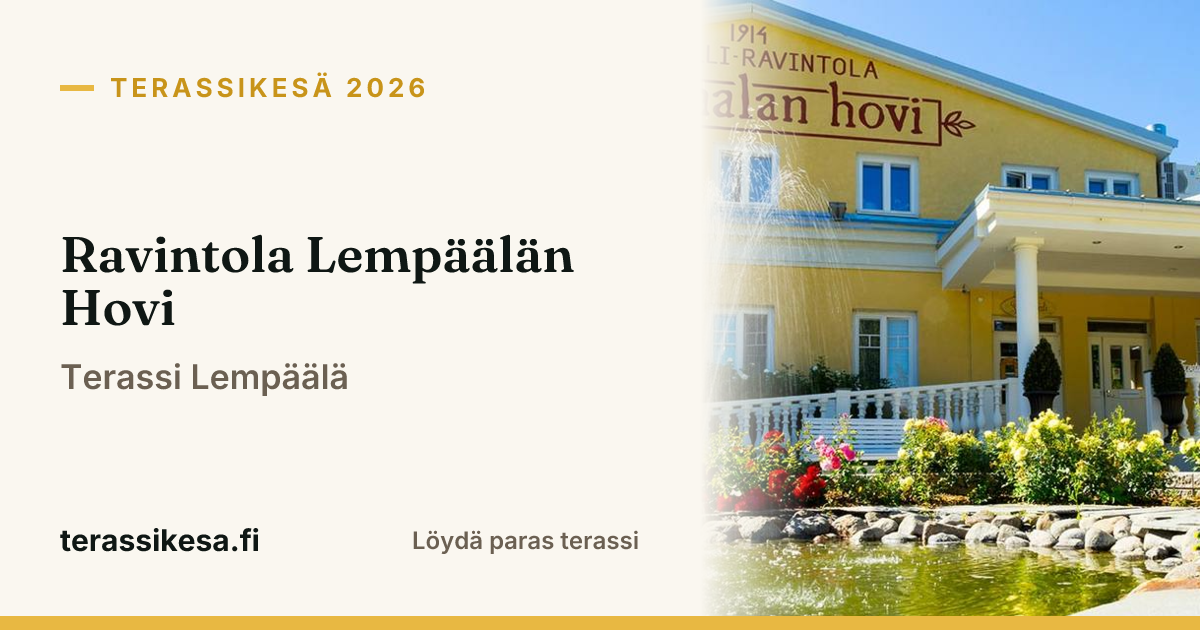 Ravintola Lempäälän Hovi