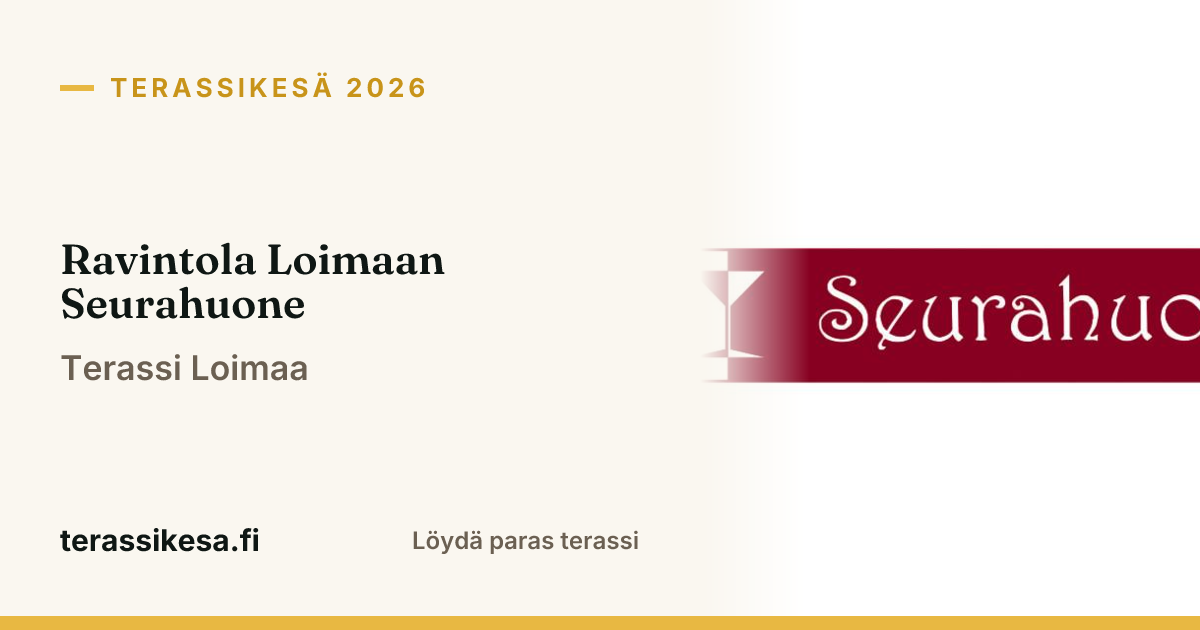Ravintola Loimaan Seurahuone