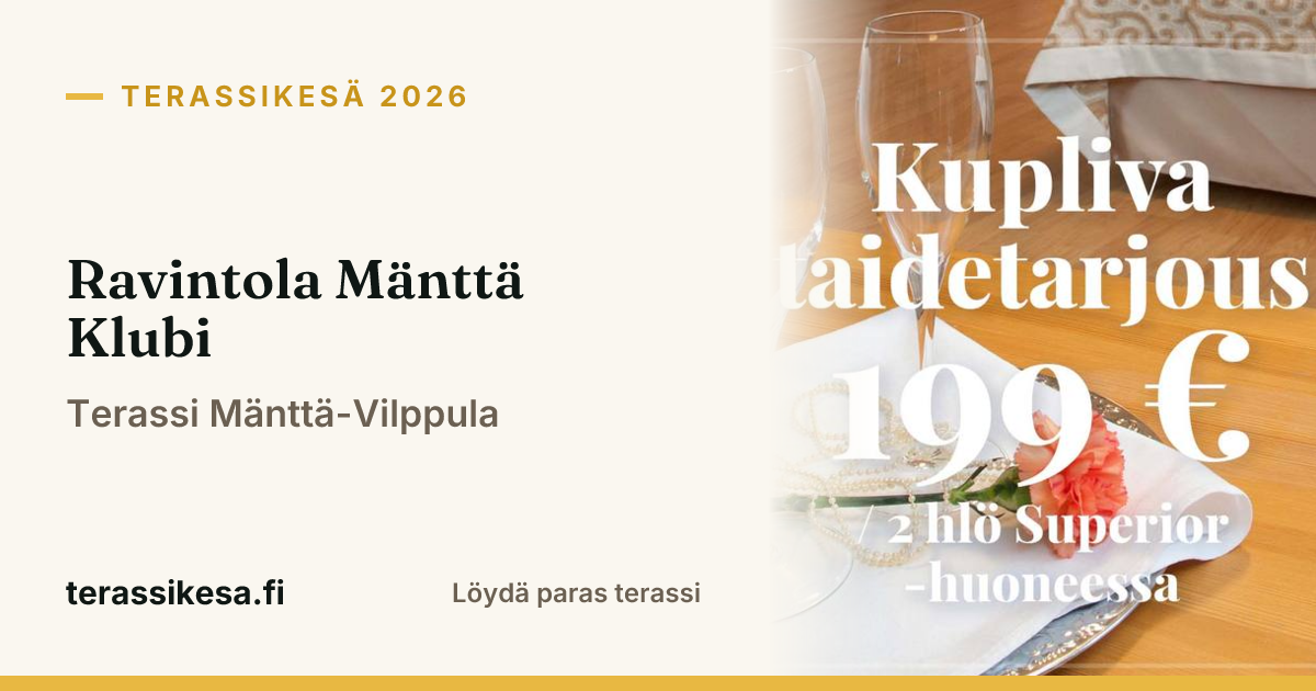 Ravintola Mänttä Klubi