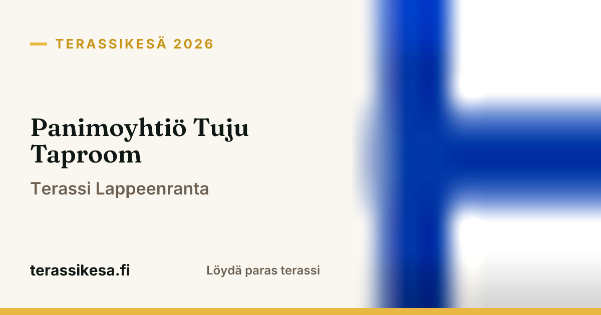 Panimoyhtiö Tuju Taproom