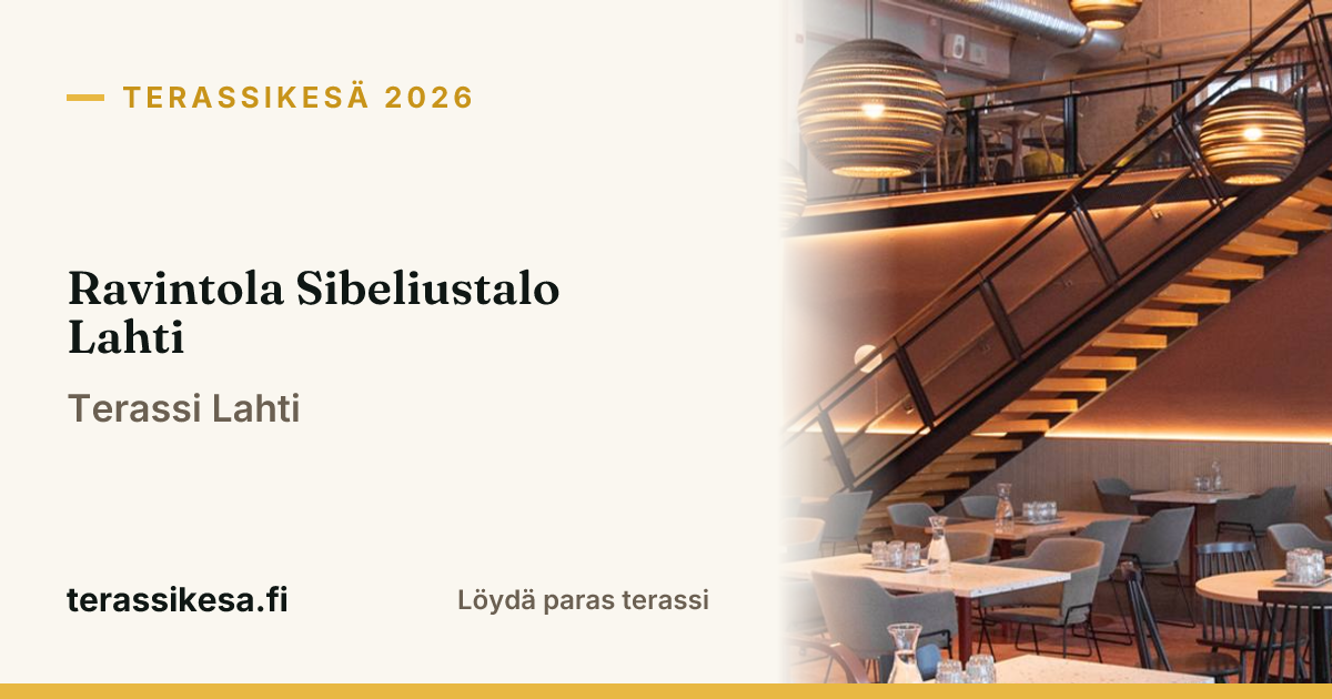 Ravintola Sibeliustalo Lahti