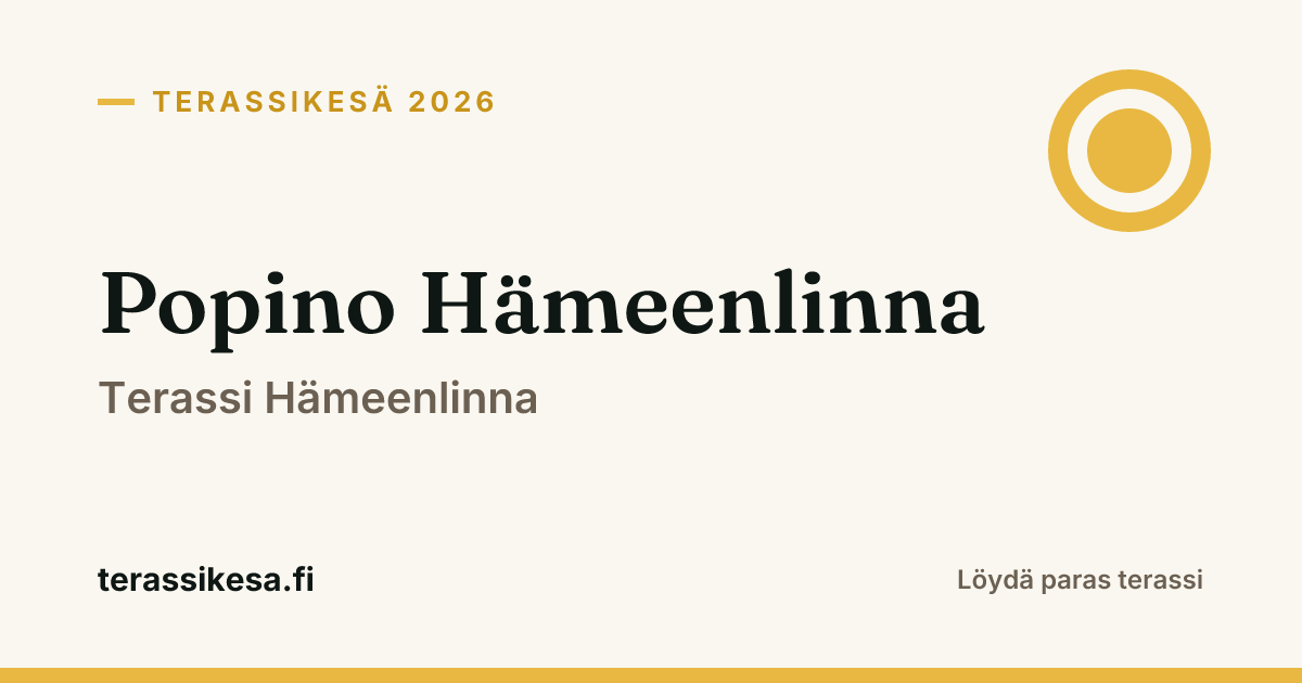 Popino Hämeenlinna