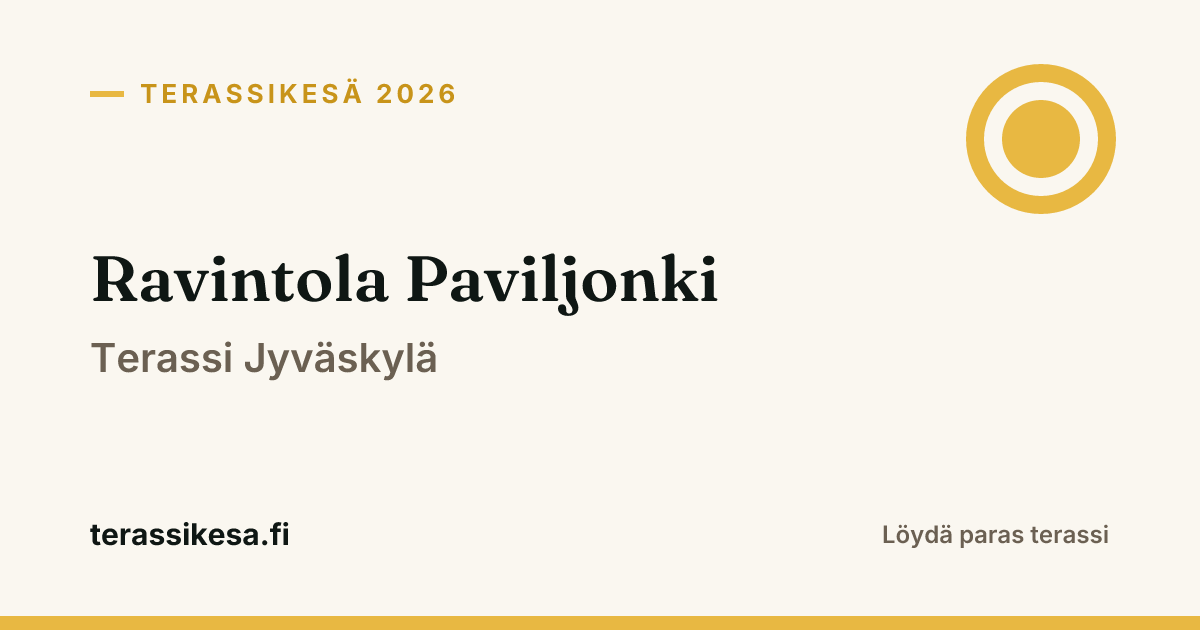 Ravintola Paviljonki