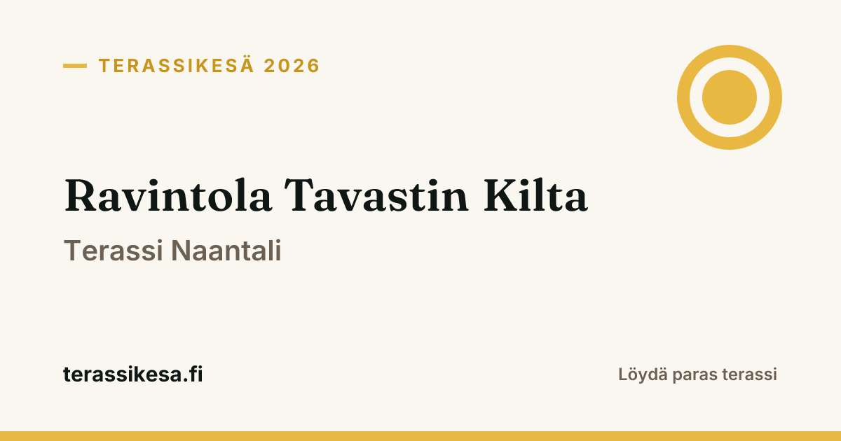 Ravintola Tavastin Kilta