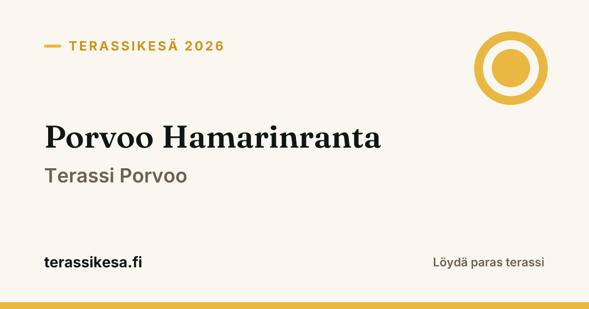 Porvoo Hamarinranta