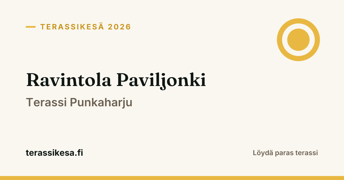 Ravintola Paviljonki
