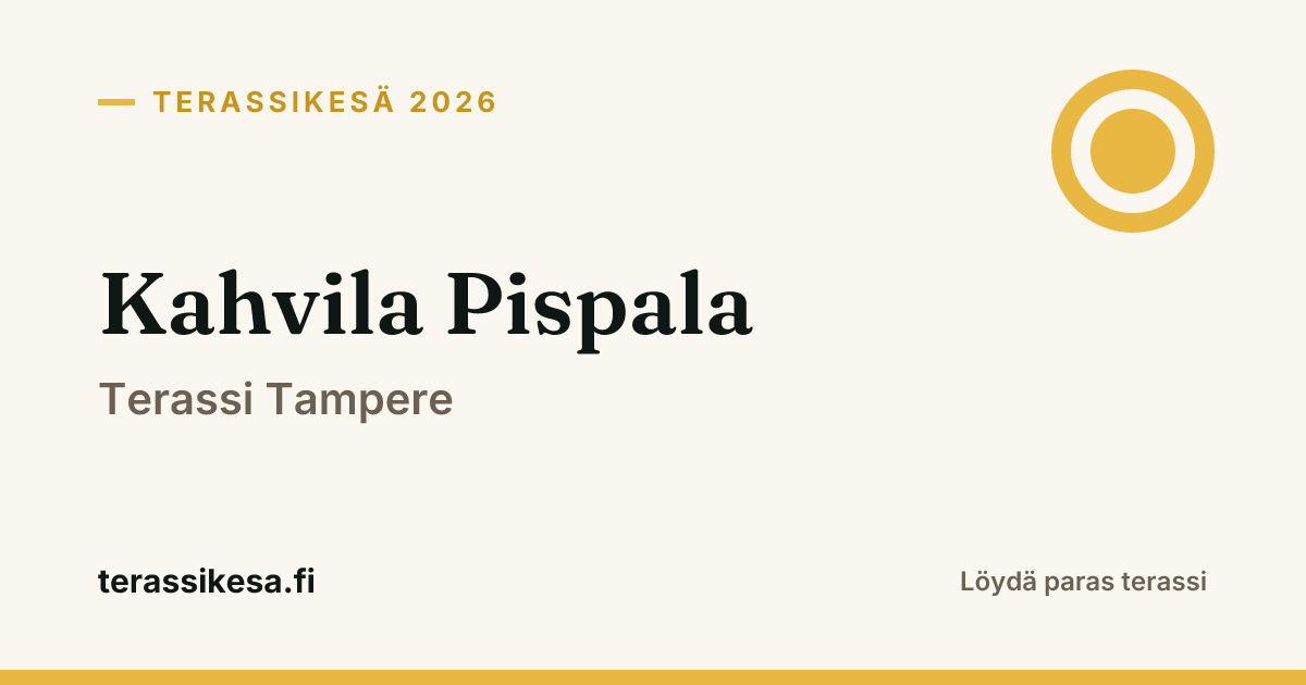 Kahvila Pispala